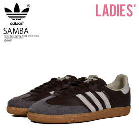 adidas (アディダス) SAMBA OG (サンバ オリジナル) レディースサイズ(ユニセックスモデル) ローカット スニーカー サッカー シューズ タウンユース 普段使い アウトドア ストリート レトロ クラシック BROWN/PETE GRAY/GOLD METALLIC ブラウン/グレー/ゴールド ID1481 n-pd