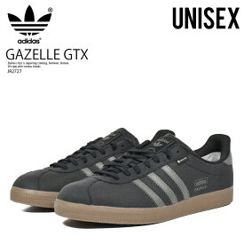 adidas アディダス GAZELLE GTX (ガゼル ゴアテックス) ガッツレー ユニセックス メンズ レディース ローカット スニーカー GORE-TEX レトロ タウンユース 普段使い カジュアル ストリート アウトドア 黒 CORE BLACK/UTILITY GREY/GUM5 (ブラック/グレー/ガム) JR2727 dpd