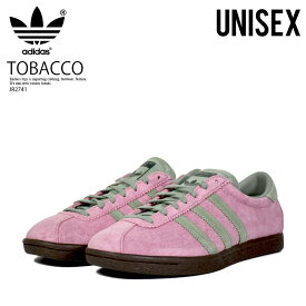 adidas アディダス TOBACCO タバコ ユニセックス メンズ レディース ローカット スニーカー フットウェア タウンユース ローテクスニーカー アウトドア ストリート スウェード 復刻 レトロ クラシック WONDER ORCHID/SILVER GREEN/DARK BROWN (ピンク/グリーン) JR2741 dpd