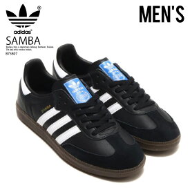 adidas (アディダス) SAMBA OG (サンバ オリジナル) ユニセックス メンズ レディース ローカット スニーカー サッカー フットウェア タウンユース デイリーユース 普段使い アウトドア ストリート レトロ クラシック CBLACK/FTWWHT/GUM5 (ブラック/ホワイト) B75807 n-pd