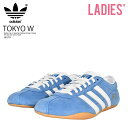 adidas (アディダス) TOKYO W (トーキョー ウィメンズ) レディース ローカット スニーカー フットウェア タウンユース 普段使い カジュアル アウトドア ストリート レトロ クラシック 名作 BLUBIR/FTWWHT/GUM3 (ブルー バード/フットウェア ホワイト/ガム) JI0179 R0067