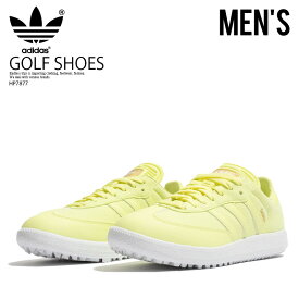 adidas (アディダス) ゴルフシューズ SAMBA SPIKELESS GOLF SHOES SPECIAL EDITION (サンバ スパイクレス ゴルフ シューズ スペシャル エディション) メンズ PULSE YELLOW/PULSE YELLOW/CLOUD WHITE イエロー HP7877 エンドレストリップ ypd dpd