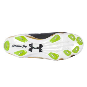 【日本未入荷!希少!メンズベースボールシューズ】UNDERARMOUR(アンダーアーマー)UADECEPTIONLOWDT(ディセプションローダイアモンドティップス)野球スパイクBLK/MGO/WHT(ブラック/ゴールド/ホワイト)1278705-077ENDLESSTRIPエンドレストリップ