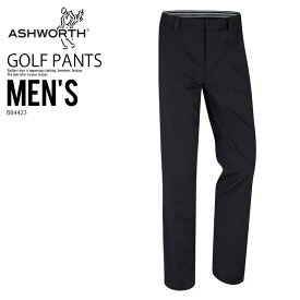 【希少!大人気!メンズ ゴルフパンツ】 ASHWORTH (アシュワース) SYNTHETIC STRETCH FLAT FRONT PANT (シンセティック ストレッチ フラット パンツ) MENS GOLFロング BLACK (ブラック) AM6135S5 B84423 ENDLESS TRIP ENDLESSTRIP エンドレストリップ dpd-3