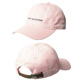 TOMMY HILFIGER トミー ヒルフィガー ローキャップ カーブキャップ LOGO DAD BASEBALL CAP ベースボール キャップ ゴルフ メンズ レディース 6941823 100(ホワイト)/ 416(ネイビー)/ 608(レッド)/ 017(ブラック)/ 270(ストーン)/ 681(クリスタル ローズ) dpd