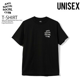 【日本未入荷!入手困難!】ANTI SOCIAL SOCIAL CLUB (アンチソーシャルソーシャルクラブ) LOGO TEE 2 ロゴ Tシャツ 半袖 半袖Tシャツ BLACK (ブラック) logotee2black エンドレストリップ ENDLESSTRIP dpd-4