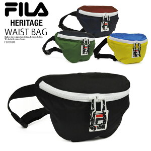 �y��! ��l�C!�zFILA HERITAGE (�t�B�� �w���e�[�W) WAIST BAG (�E�G�X�g�o�b�O) �{�f�B�o�b�O �V�����_�[�o�b�O �����Y ���f�B�[�X BLACK �u���b�N NAVY �l�C�r�[ GREEN �O���[�� YELLOW �C�G���[ FDH001 dpd