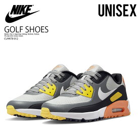 NIKE ナイキ ゴルフシューズ AIR MAX 90 G (エアマックス90 G) MENS スパイクレス ゴルフ SMOKE GREY/WHITE BLACK (スモークグレー/ブラック) オレンジ イエロー CU9978 012 ENDLESS TRIP ENDLESSTRIP エンドレストリップ dpd