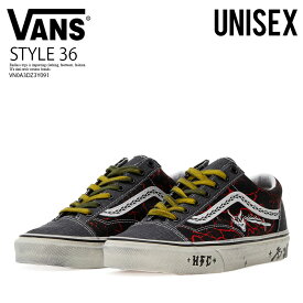 【定番! 大人気! ユニセックス スニーカー】 VANS (ヴァンズ) STRANGER THINGS STYLE 36 (ストレンジャー シングス スタイル36) バンズ スニーカー ユニセックス メンズ レディース BLACK/RED(ブラック/レッド) VN0A3DZ3Y091 エンドレストリップ dpd