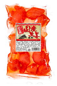 【国内産生姜使用】ノーカット ホール状の紅しょうが 国産 紅生姜 丸 250g (巾着袋)