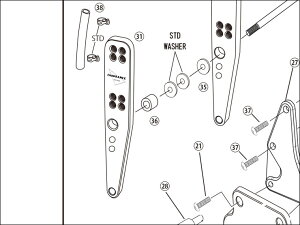 �y���[�X��p�z 36.COLLAR RH STEP BASE PLATE[�o�b�N�X�e�b�v�L�b�g(EF650K26J1)�F��C���i] �o�C�N