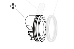 5.PISTON �s�X�g��( �� 61) [GROM �O���� �{�A�A�b�v�L�b�g(ED12100K26A01�j�F��C���i] �o�C�N