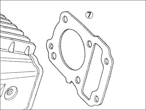 7.GASKET, CYLINDER [Jun {AAbvLbgFCi] oCN