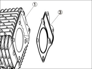 3. GASKET, CYLINDER HEAD [GROM �O���� �{�A�A�b�v�L�b�g(ED12100K26xx�j�F��C���i] �o�C�N