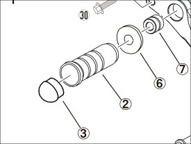 【レース専用】 2.STEP BAR 4ポジションバックステップキット 補修部品 バイク