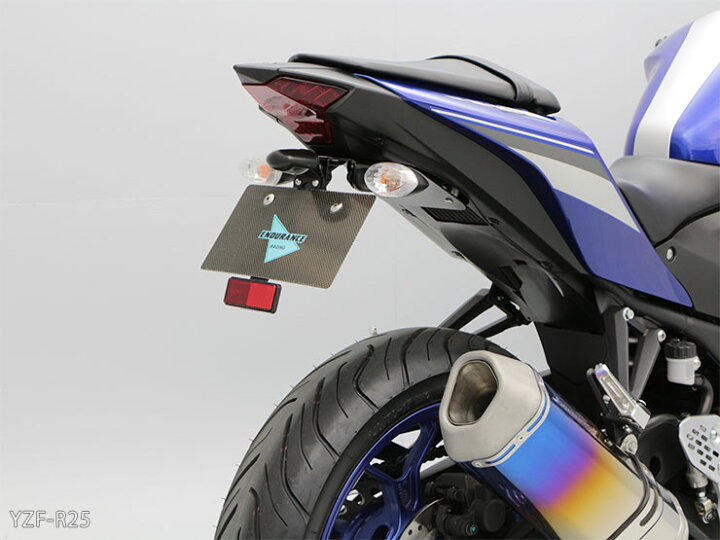 yzf-r25 mt25 純正フェンダー 通販 割れなし! YZF-R25 RG10J 1WD 純正リアフェンダー マッドガード ナンバー灯 YZFR25 YZFR3 後ろフェンダー