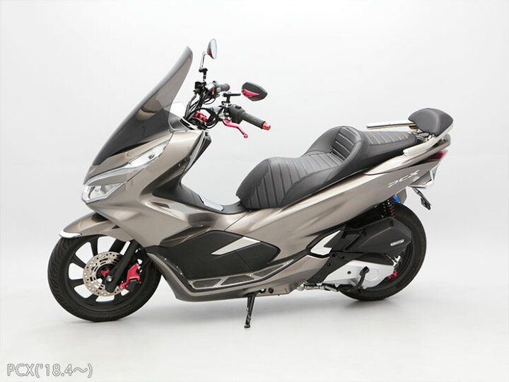 楽天市場 Pcx 18 4 21 1 Pcx150 18 4 21 1 ローダウン キット 黒ボディ 赤スプリング エンデュランス楽天市場店