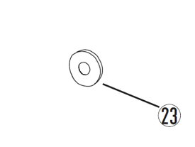 【レース専用】 23.WASHER φ6×φ13 バックステップキット 補修部品 バイク