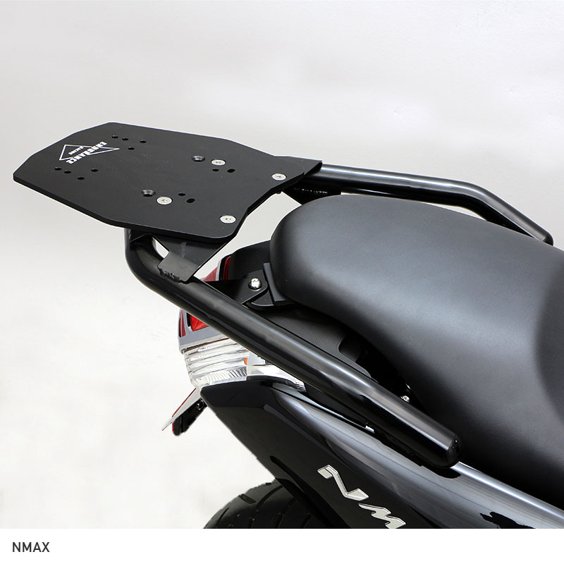 NMAX NMAX155 アルミBOXベース ＋ グラブバー セット ブラック ボックス用ベース リアキャリア バイク | エンデュランス楽天市場店