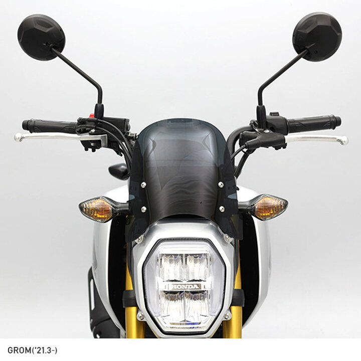 楽天市場】GROM グロム JC92 メーターバイザー セット(スモーク)＋ 