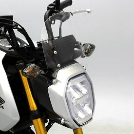 GROM グロム JC92 メーターバイザー セット(クリア)＋取り付けキット バイク