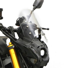 【7月発売予定】MT-09 MT-09 SP RN69J メーターバイザーセット(クリア)＋取り付けキット バイク