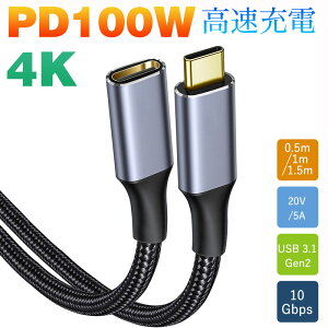 USB type C P[u USB 3.1 Gen2 10Gbps usb-c }[d R[h ^CvCA_v^ f[^] 5A