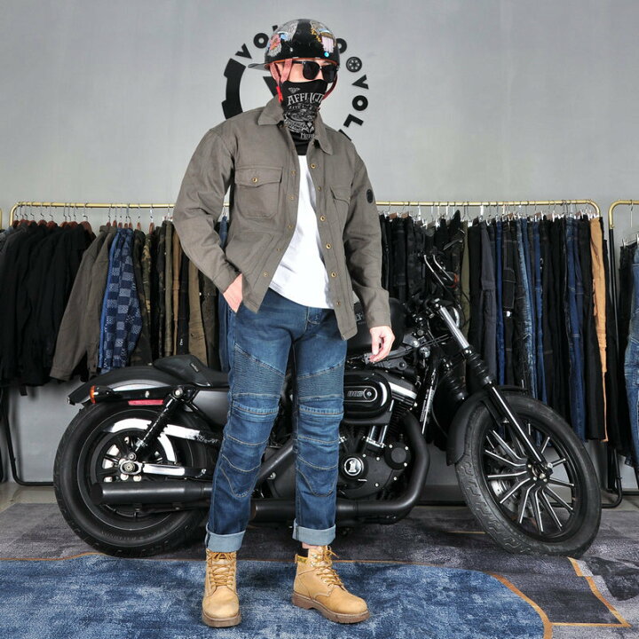 楽天市場】バイクジャケット メンズ ライトジャケット 夏用 ライダース 