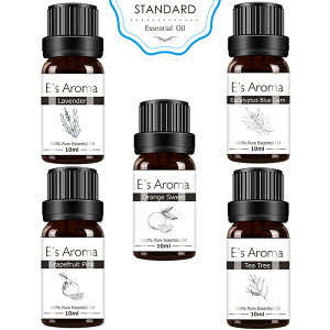 A}ICZbg 100% E's Aroma GbZVIC I 10ml 5{Zbg v[gɍœK x_[ IWXEB[g O[vt[cEsN eB[c[ [JEu