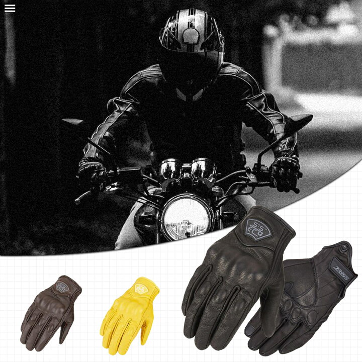 楽天市場】バイクグローブ レーシンググローブ ツーリング 防風 本革 