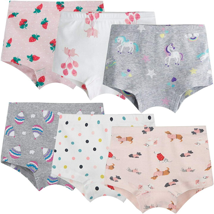 楽天市場 女児 ショーツ キッズ 女の子 ボクサー パンツ 下着 6枚セット ジュニアショーツ 綿100 通気 幼稚園 子供服 短パン ベビー 100 110 1 130 140 150 Energ 楽天市場店