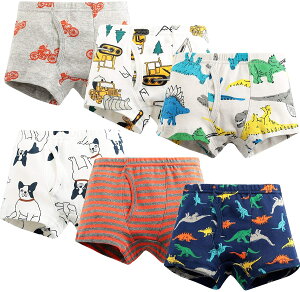 キッズ パンツ 6枚セット 綿100% 通気 男児 男の子 ボーイズ ボクサーパンツ ボクサーショーツ ボクサーブリーフ ジュニアショーツ 幼稚園 子供服 短パン ベビー 下着 前開き サイズ100 110 120 13