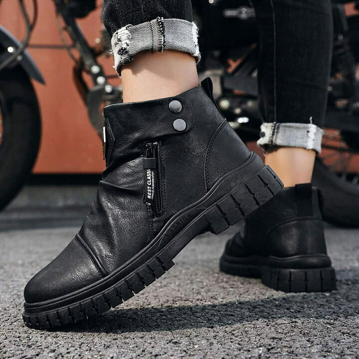 楽天市場 バイク ブーツ ライディングブーツ ライダーブーツ メンズ 耐摩擦 通気 厚底 革靴 おしゃれ 街歩きにも最適 2color 24 5cm 27 5cm Energ 楽天市場店 楽天市場 バイク ブーツ ライディングブーツ ライダーブーツ メンズ 耐摩擦 通気 厚底 革靴 おしゃれ 街歩きにも最適 2color 24 5cm 27 5cm Energ 楽天市場店