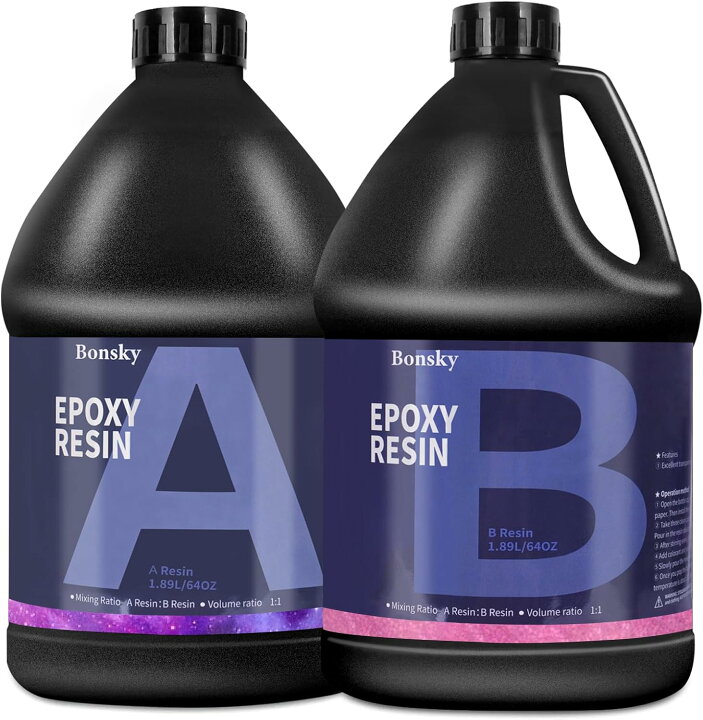 楽天市場】【Bonsky正規代理店】エポキシ樹脂 (A液+B液) 2液性 4.3kg 