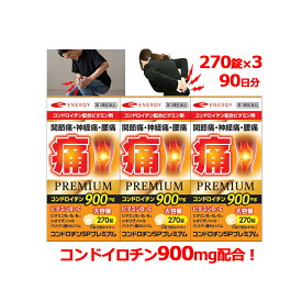 【第3類医薬品】【送料無料・お得な3個セット】コンドロチンSPプレミアム 270錠×3個 90日分 3ヶ月分 関節痛・神経痛・腰痛に コンドロイチン　ビタミン類・コンドロイチンを可能な限り最大量配合！