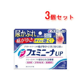 6/1限定！最大400円OFFクーポン！さらに全品ポイント2倍！【第2類医薬品】　小林製薬フェミニーナUP　15g×3セット