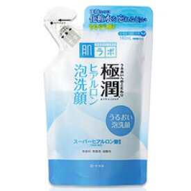 【ロート製薬】肌研（ハダラボ）極潤ヒアルロン泡洗顔つめかえ用140mL