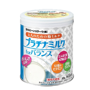 母乳や粉ミルクの研究からうまれた大人向け栄養バランスサポート食品 大人の粉ミルク セール品 あす楽対応 雪印ビーンスターク 休み プラチナミルクフォーバランス300g