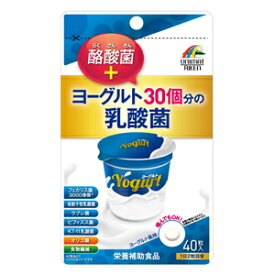 4/25限定！最大1,000円OFFクーポン！＆全品2％OFFクーポン！【ユニマットリケン】ヨーグルト30個分の乳酸菌　40粒入