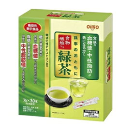 【日清オイリオ】機能性表示食品食事のおともに食物繊維入り緑茶7g×30本