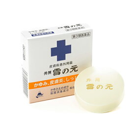 【第3類医薬品】雪の元外用雪の元 20gかゆみ 皮膚炎 湿疹 かゆみ止め 皮膚疾患外用薬 かゆみ止め 雪の元