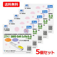 【第1類医薬品】【特別価格】2回用【期限2026年10月まで】【送料無料・5個セット】インフルエンザ抗原キ…