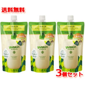 【送料無料　3個セット】【ユースキン製薬】ユースキン　シソラ　ボディシャンプー 詰め替え　400mL【医薬部外品】