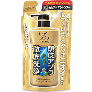 【ロート製薬】デ・オウ薬用スカルプケアシャンプー320ml つめかえ用【デオウ】【DEOU】 ニオイ対策