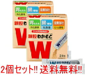 【送料無料!!】【2個セット!!】わかもと顆粒わかもと　24包×2個　【指定医薬部外品】