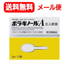 【第(2)類医薬品】【メール便!送料無料!】ボラギノールA　【注入】注入軟膏2g×10個　注入剤