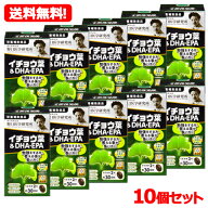 【送料無料！10個セット】【野口医学研究所】イチョウ葉＆DHA・EPA（510mg×60粒）約30日分×10セット　…