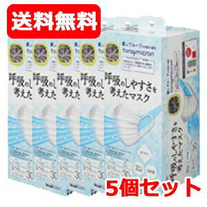 送料無料 5個セット 【レック】呼吸のしやすさを考えたマスク ふつうサイズ ホワイト 白 30枚 5個セット