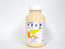 最大400円OFFクーポン！6/7 9:59まで！【小堺製薬】食品添加物クエン酸500g