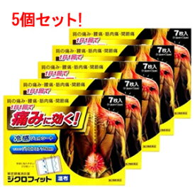 【第2類医薬品】【5個セット！】　ジクロフィット湿布7枚入×5個セット　　関節痛肩こり冷湿布